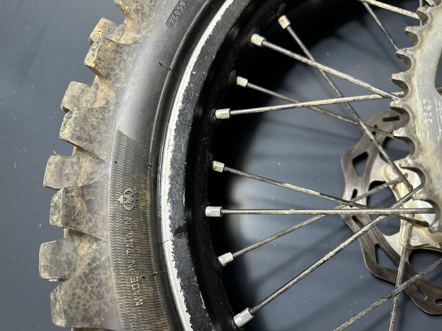 CERCHIO POSTERIORE 19 Ktm Husqvarna Sxf Sx Tc Fc 125 250 450 2016-2023 2551000124430 Rear Wheel
