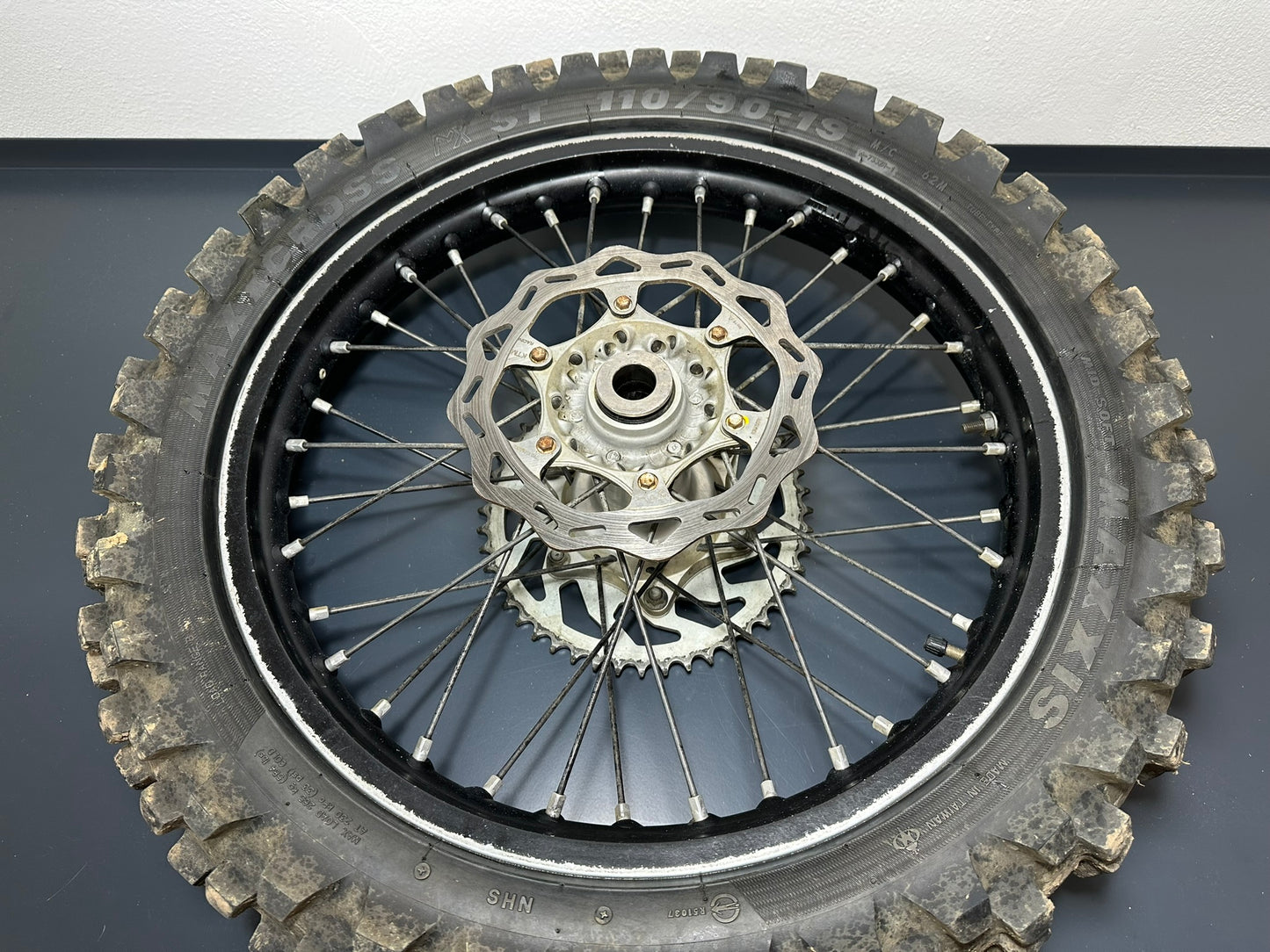 CERCHIO POSTERIORE 19 Ktm Husqvarna Sxf Sx Tc Fc 125 250 450 2016-2023 2551000124430 Rear Wheel