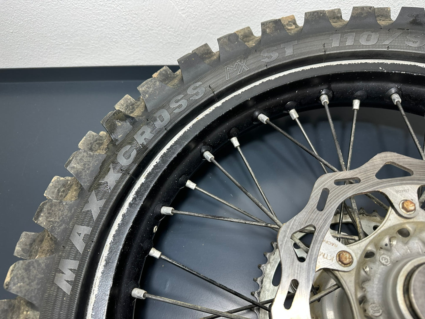 CERCHIO POSTERIORE 19 Ktm Husqvarna Sxf Sx Tc Fc 125 250 450 2016-2023 2551000124430 Rear Wheel