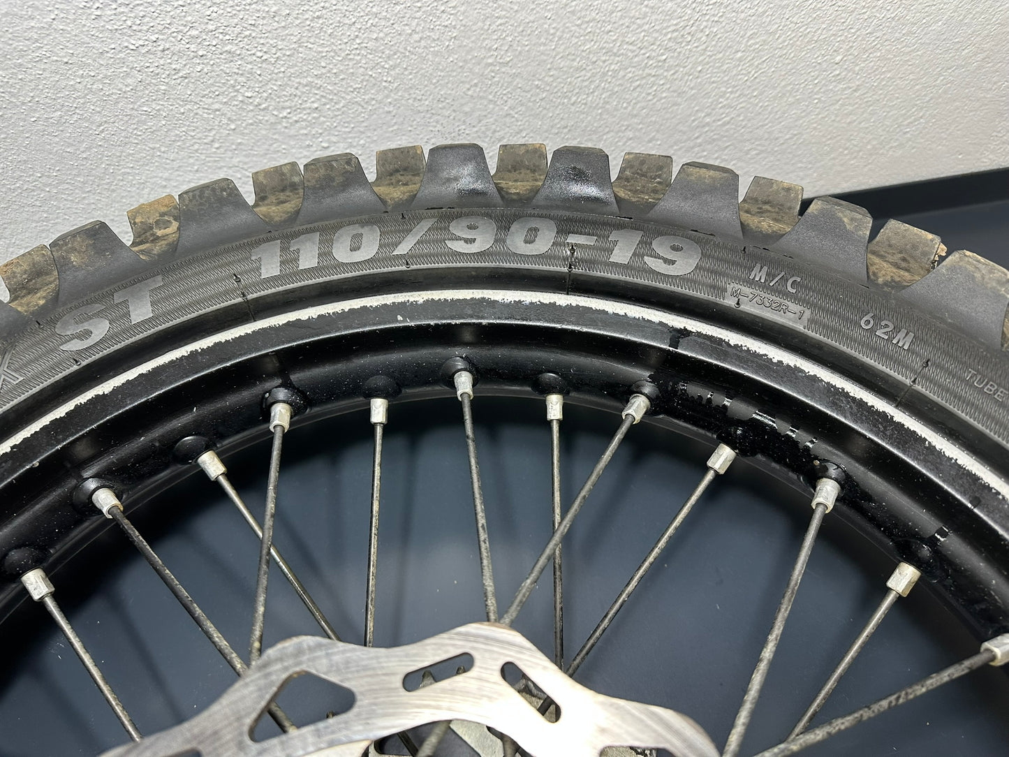 CERCHIO POSTERIORE 19 Ktm Husqvarna Sxf Sx Tc Fc 125 250 450 2016-2023 2551000124430 Rear Wheel