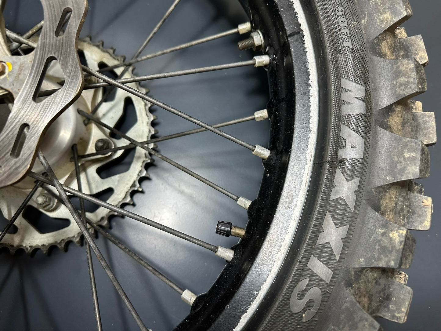 CERCHIO POSTERIORE 19 Ktm Husqvarna Sxf Sx Tc Fc 125 250 450 2016-2023 2551000124430 Rear Wheel
