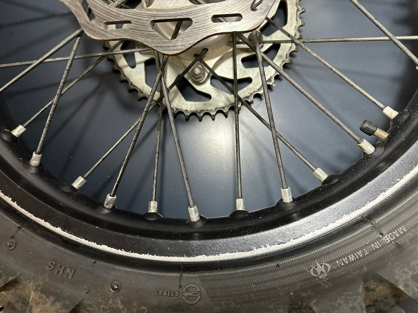 CERCHIO POSTERIORE 19 Ktm Husqvarna Sxf Sx Tc Fc 125 250 450 2016-2023 2551000124430 Rear Wheel