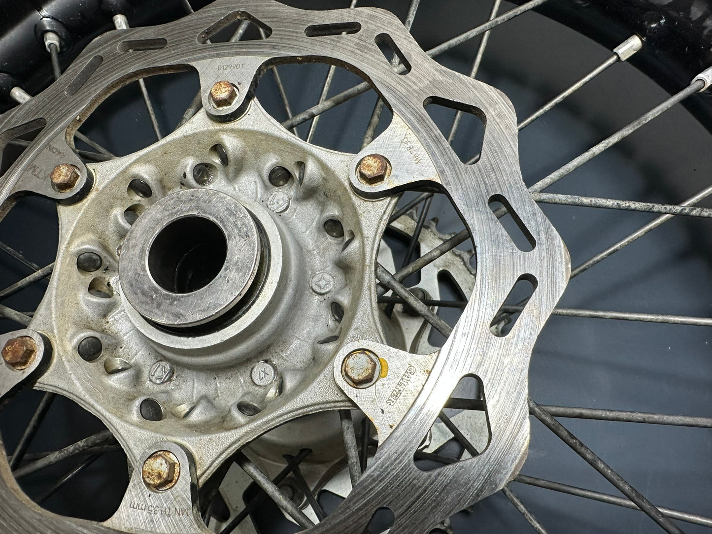 CERCHIO POSTERIORE 19 Ktm Husqvarna Sxf Sx Tc Fc 125 250 450 2016-2023 2551000124430 Rear Wheel