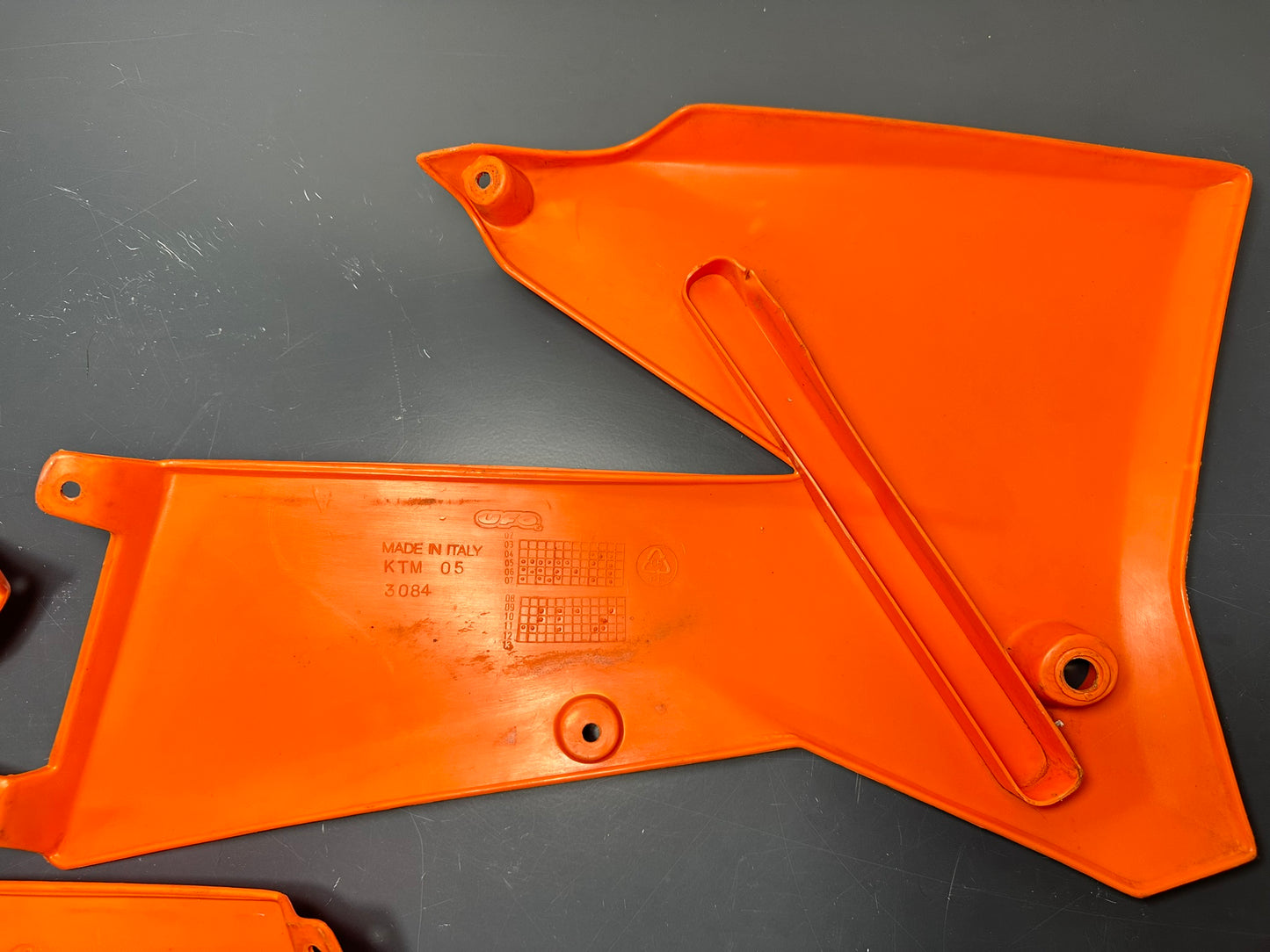 CONVOGLIATORI ARANCIONI KTM Sx Exc 125 200 250 380 400 450 520 525 540 Spoiler