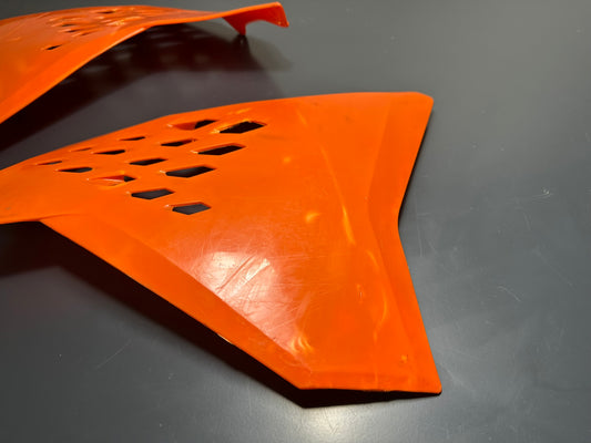 ORANGE RADIATORS KTM Sx SxF Exc ExcF 125 150 200 250 300 450 505 530