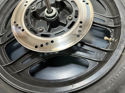 CERCHIO RUOTA ANTERIORE CON PERNO HONDA NS 125 F 1984 1985 1986 44650KR1760