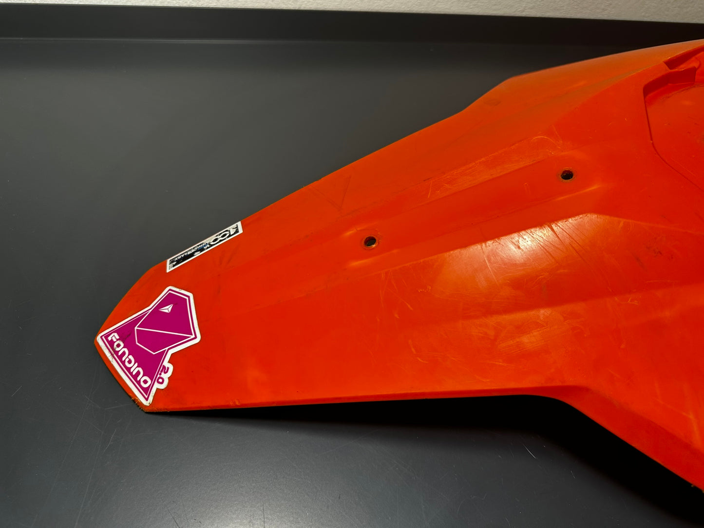 CODINO ARANCIONE KTM Sx SxF Exc ExcF 125 250 450 Rear Fender Sx Orange